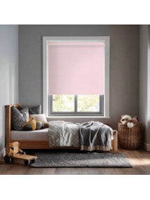 Melbourne Pale Pink Electric Roller Blind