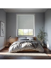 Melbourne Stone Grey Electric Roller Blind
