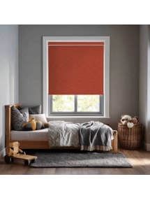 New York Earthy Red Electric Roller Blind