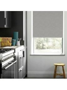 New York Metal Grey Electric Roller Blind