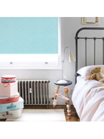 New York Sky Blue Electric Roller Blind