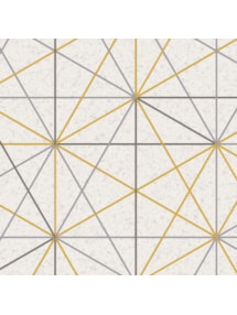 Apex Mustard Geometric Electric Roller Blind