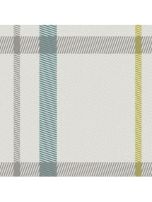 Devon Check Teal Electric Roller Blind
