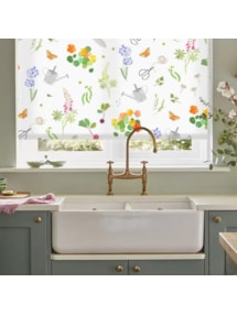 In the Garden Electric Roller Blind