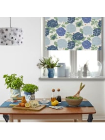 Hydrangea Electric Roller Blind by Lorna Syson