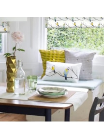 Juneberry and Bird Electric Roller Blind by Lorna Syson