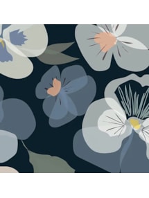 Pansy Electric Roller Blind by Lorna Syson