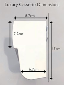 Blackout Black and Sheer Black Electric Double Roller Blind