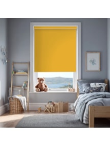 Buttercup Yellow Blackout Electric Roller Blind
