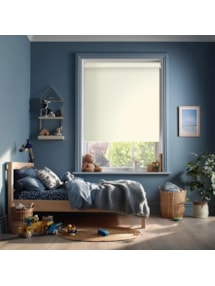 Ivory Blackout Electric Roller Blind