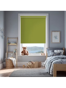 Zesty Green Blackout Electric Roller Blind