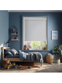 Magnetic Grey Blackout Electric Roller Blind