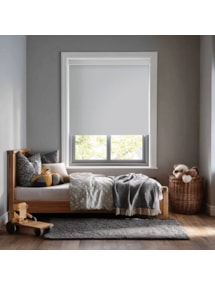 Magnetic Grey Blackout Electric Roller Blind
