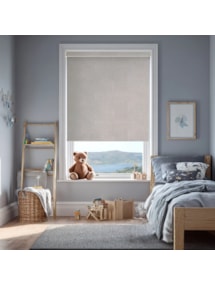 Windsor Light Grey Blackout Electric Roller Blind
