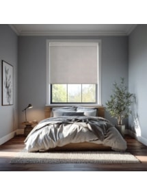 Windsor Light Grey Blackout Electric Roller Blind