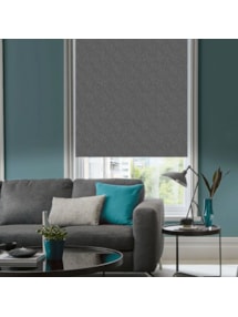 Ripple Dark Grey Electric Roller Blind
