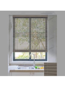 Embers 50mm Wooden Electric Venetian Blind