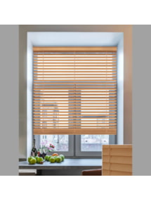 Honeycomb 50mm Wooden Electric Venetian Blind