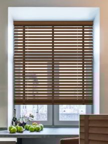 Cool Walnut Real Wood Venetian Blind With Tapes Cool Walnut Real Wood Venetian Blind With Tapes