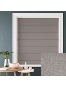 Hampton Castle Blackout Electric Roman Blind