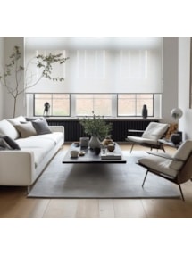 Sheer White Electric Roller Blind