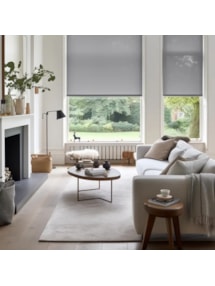 Manor House Grey 3% Sunscreen Electric Roller Blind