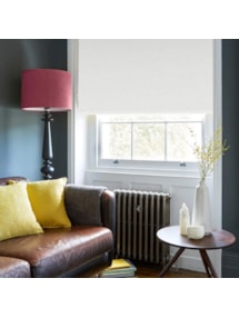 Amsterdam Light Grey No Drill Electric Roller Blind
