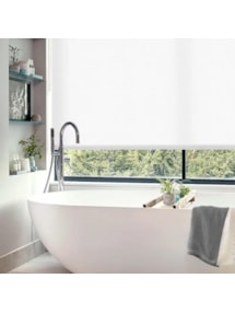 Amsterdam Off White No Drill Electric Roller Blind