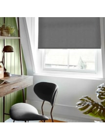 Denim Grey No Drill Electric Roller Blind