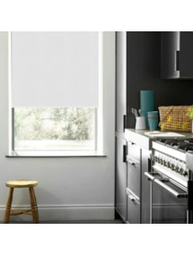 Melbourne Pale Grey No Drill Electric Roller Blind