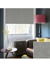 Melbourne Stone Grey No Drill Electric Roller Blind