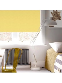 New York Light Yellow No Drill Electric Roller Blind