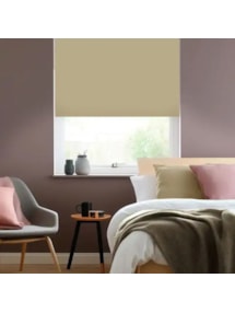Sand Dune Blackout No Drill Electric Roller Blind