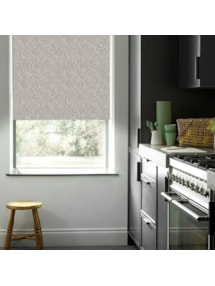 Ripple Pale Grey No Drill Electric Roller Blind