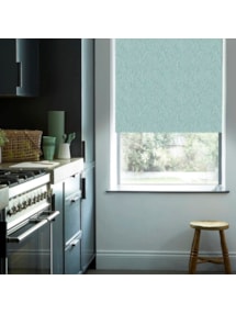 Ripple Sea Blue No Drill Electric Roller Blind