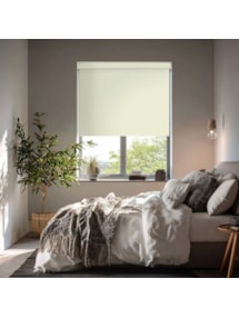 Cosy Cream Blackout Electric Roller Blind