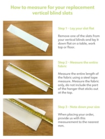 Candy Stripe Frost 89mm Vertical Blind Replacement Slats Candy Stripe Frost 89mm Vertical Blind Replacement Slats