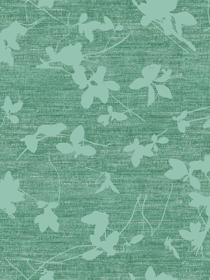 Arya Teal Floral Roller Blind