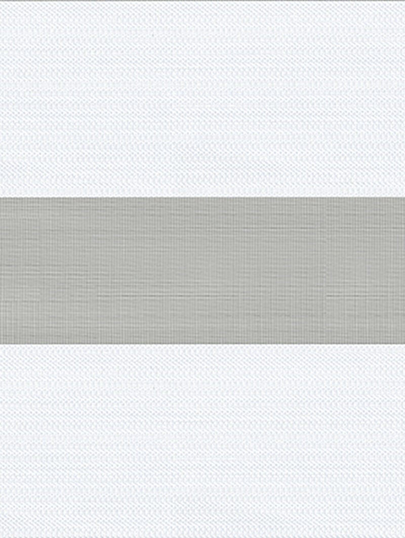 Piazza White Electric Vision Day and Night Blind