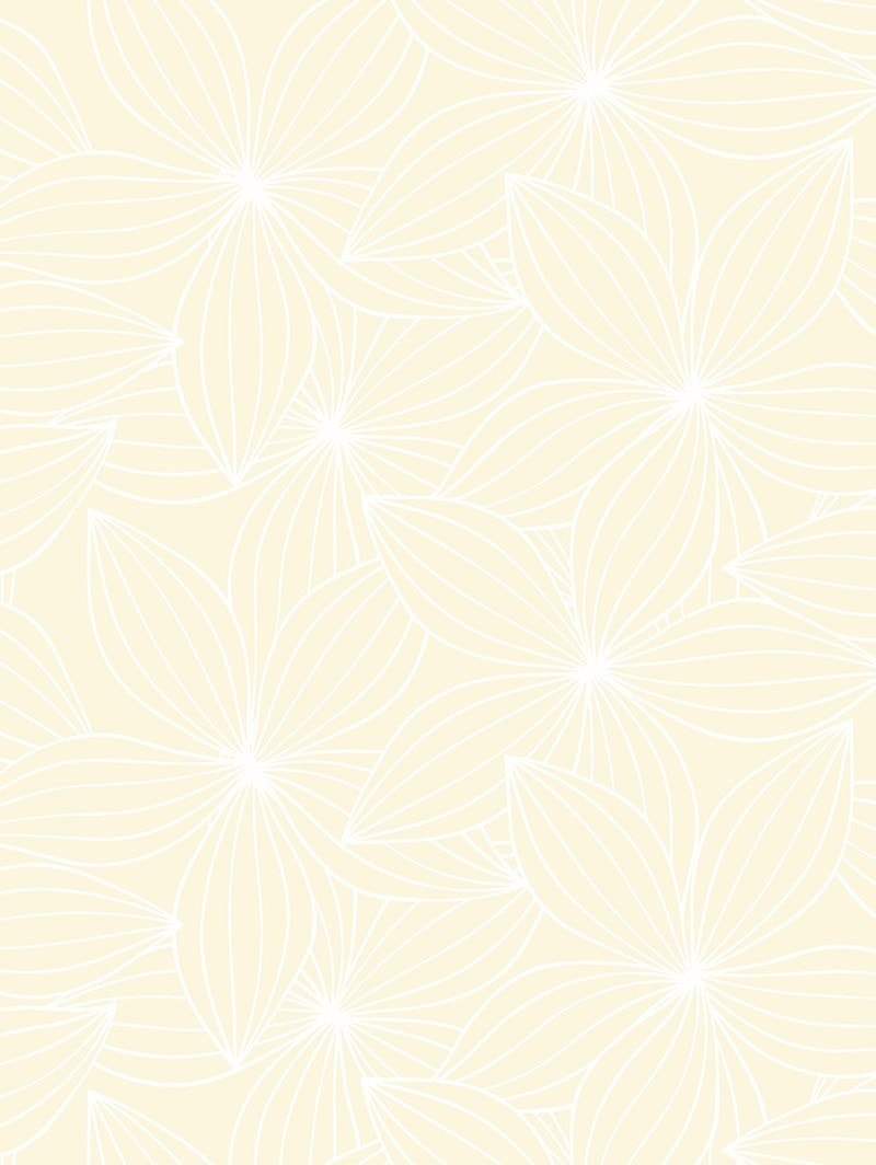 Starflower Cream Floral Roller Blind