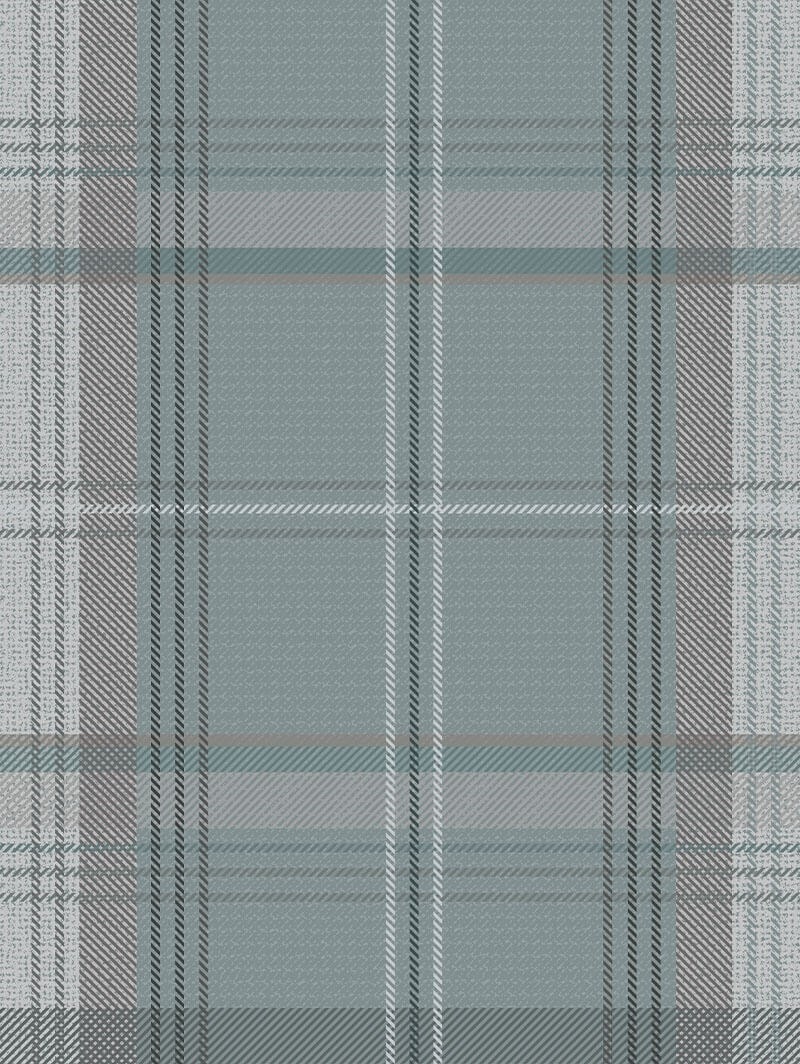 Tartan Soft Blue Roller Blind