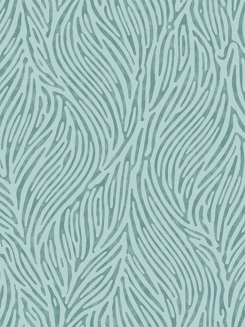 Ripple Sea Blue Electric Roller Blind