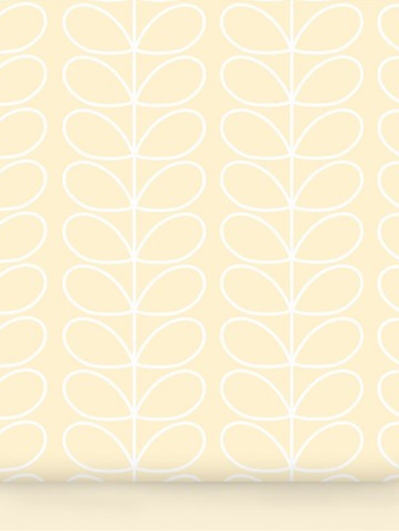 Orla Kiely Linear Stem Cream Roller Blind