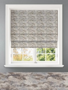 Allegany Bronze Abstract Pattern Roman Blind