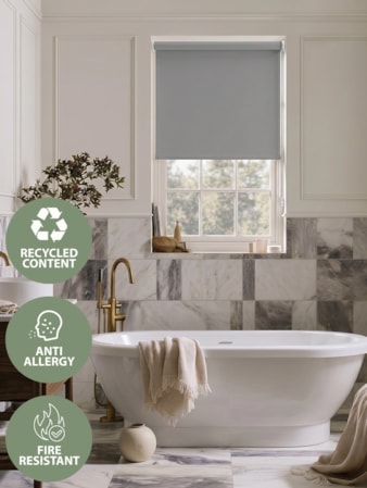 Alpine Grey Blackout Roller Blind