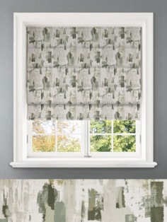 Westchester Fennel Abstract Pattern Roman Blind