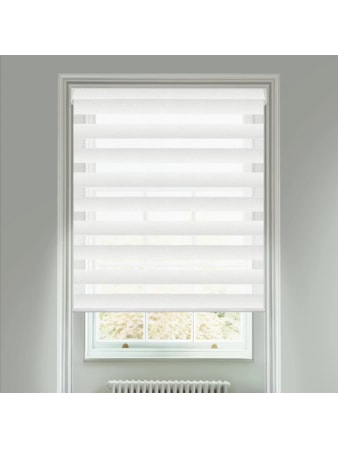 Alu-Weave White Electric Day And Night Blind