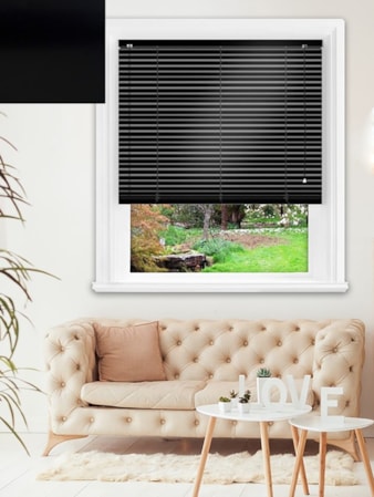 Simplicity Black Aluminium Venetian Blind Simplicity Black Aluminium Venetian Blind