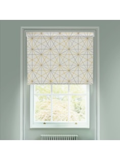 Apex Mustard Geometric Electric Roller Blind