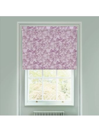 Arla Pink Electric Roller Blind by Lorna Syson Arla Pink Electric Roller Blind by Lorna Syson